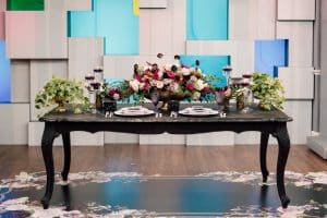 Fall wedding trends on Breakfast Television - Using vinyl for decor
