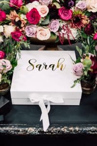 Fall wedding trends - curate custom gift boxes for your bridesmaids with Whitebox & Co