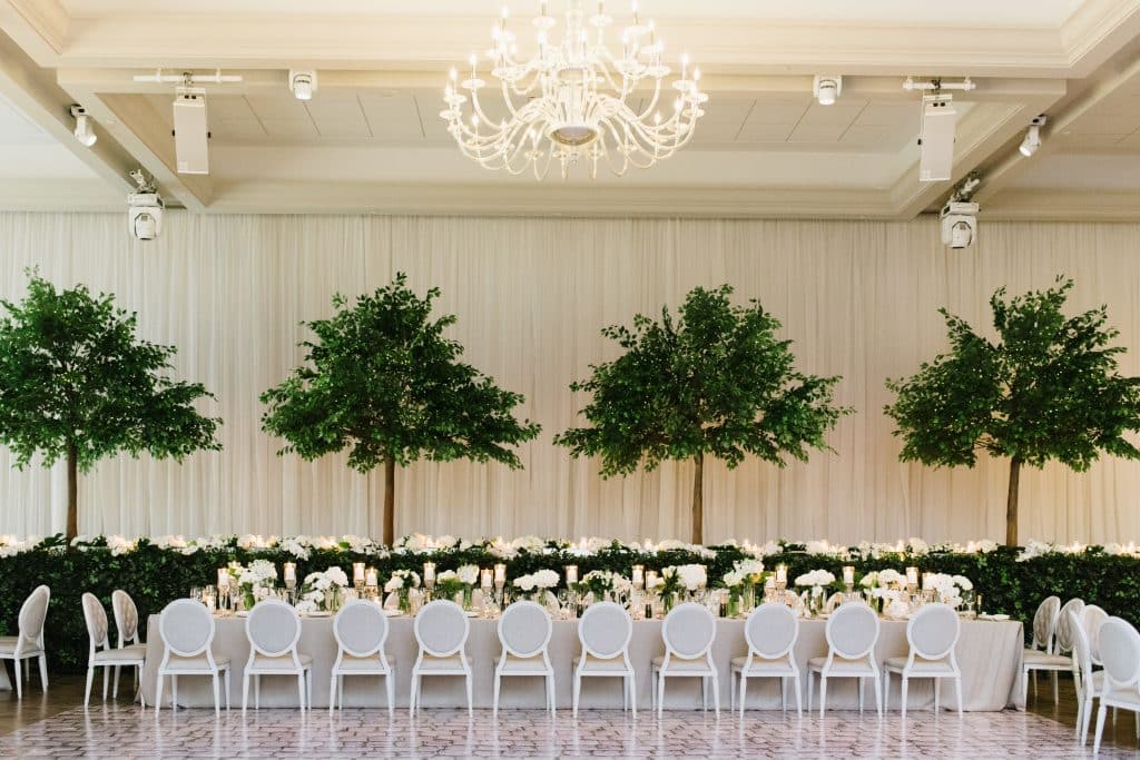 Royal Wedding Inspired Garden Wedding Reception at Arlington Estate