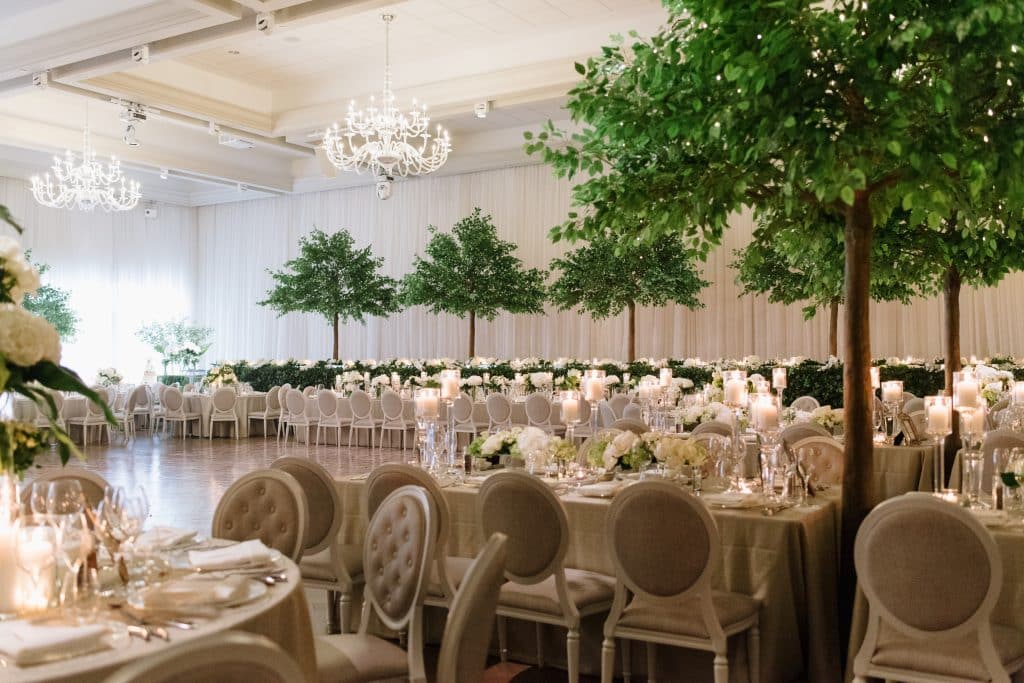 Royal Wedding Inspired Garden Wedding Reception at Arlington Estate