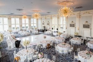 Stunning blush and lavender wedding at King Edward Hotel's Crystal Ballroom