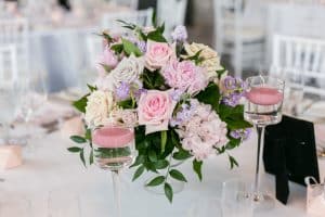 Stunning blush and lavender wedding at King Edward Hotel's Crystal Ballroom