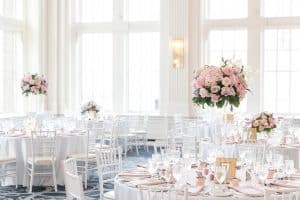 Stunning blush and lavender wedding at King Edward Hotel's Crystal Ballroom