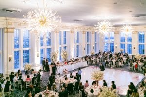 Stunning blush and lavender wedding at King Edward Hotel's Crystal Ballroom