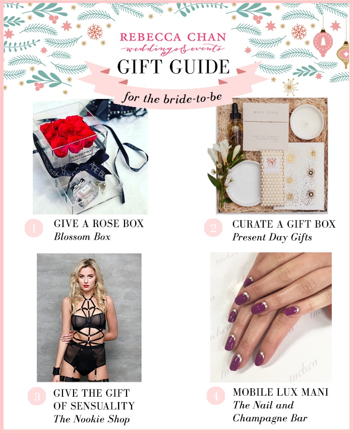 2018 Holiday Gift Guide for the Bride-To-Be from Rebecca Chan Weddings and Events