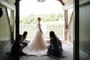 Luxurious blush garden wedding at Eagles Nest Golf Course