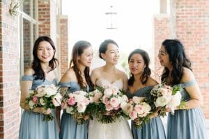 Luxurious blush garden wedding at Eagles Nest Golf Course