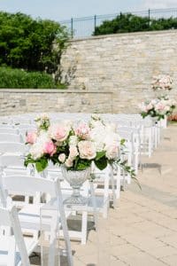 Luxurious blush garden wedding at Eagles Nest Golf Course