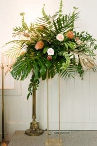 Epic Coachella Inspired Wedding Ceremony at Doctor's House