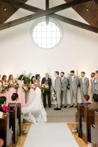 Epic Coachella Inspired Wedding Ceremony at Doctor's House