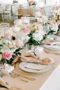 Luxurious blush garden wedding at Eagles Nest Golf Course