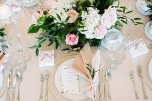 Luxurious blush garden wedding at Eagles Nest Golf Course