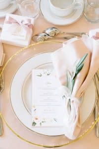 Luxurious blush garden wedding at Eagles Nest Golf Course