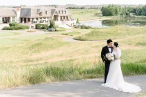 Luxurious blush garden wedding at Eagles Nest Golf Course