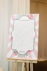 Word Search - Epic Coachella Inspired Wedding Reception at Doctor's House