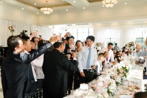 Luxurious blush garden wedding at Eagles Nest Golf Course
