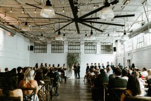 Rustic Wedding Ceremony at Airship37 Toronto