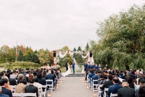 Modern garden wedding at Arlington Estate