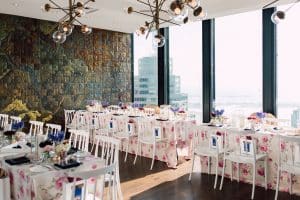 Spring inspired decor at Canoe Restaurant