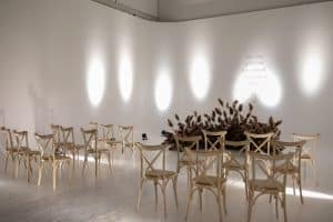 Wild and organic wedding ceremony decor inspiration at District 28