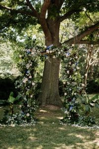 Fun Boho-Chic Wedding Ceremony at Kurtz Orchards Farm