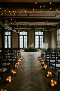 STORYs building rustic wedding reception