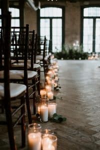 Storys building beautiful rustic wedding reception