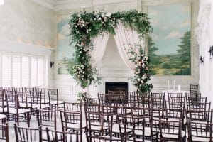 Indoor ceremony at Graydon Hall Manor
