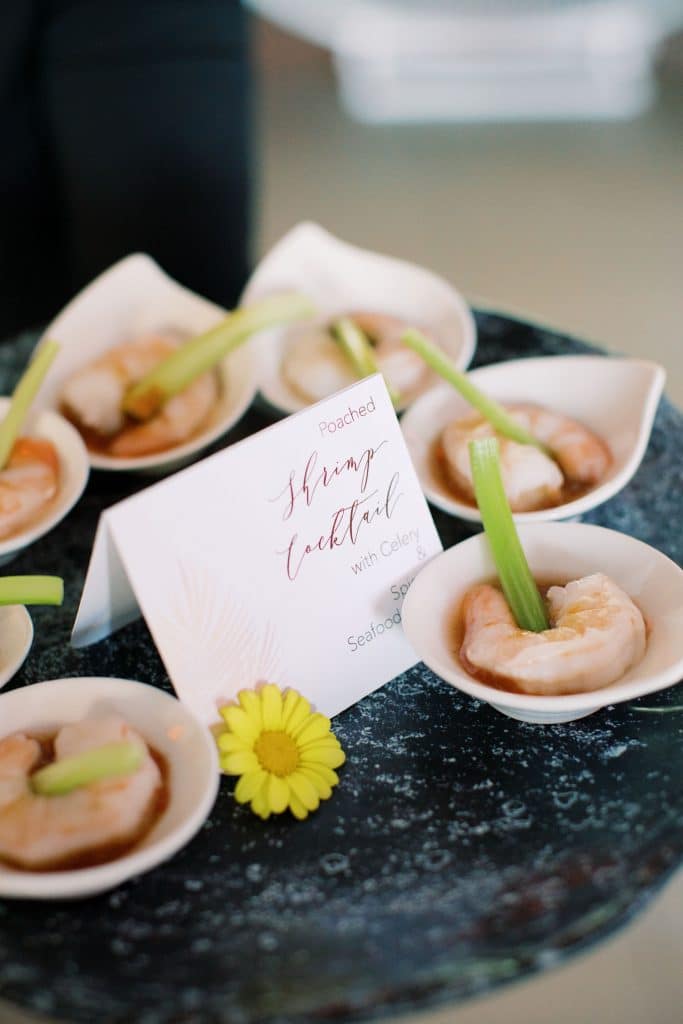 Shrimp cocktail canapes