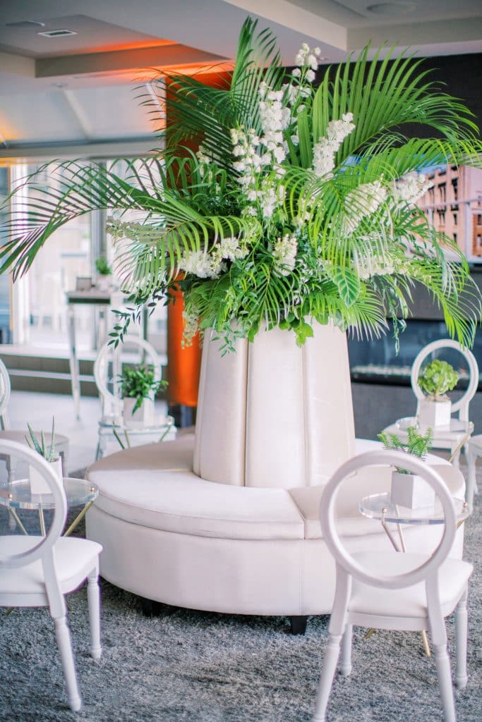 One King West Summer Social in Suite Fifteen Hundred with wrap around terrace and tropical vibes