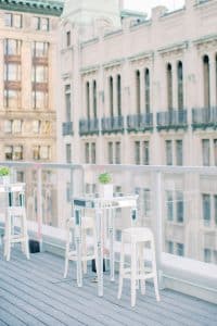 One King West Summer Social in Suite Fifteen Hundred with wrap around terrace and tropical vibes