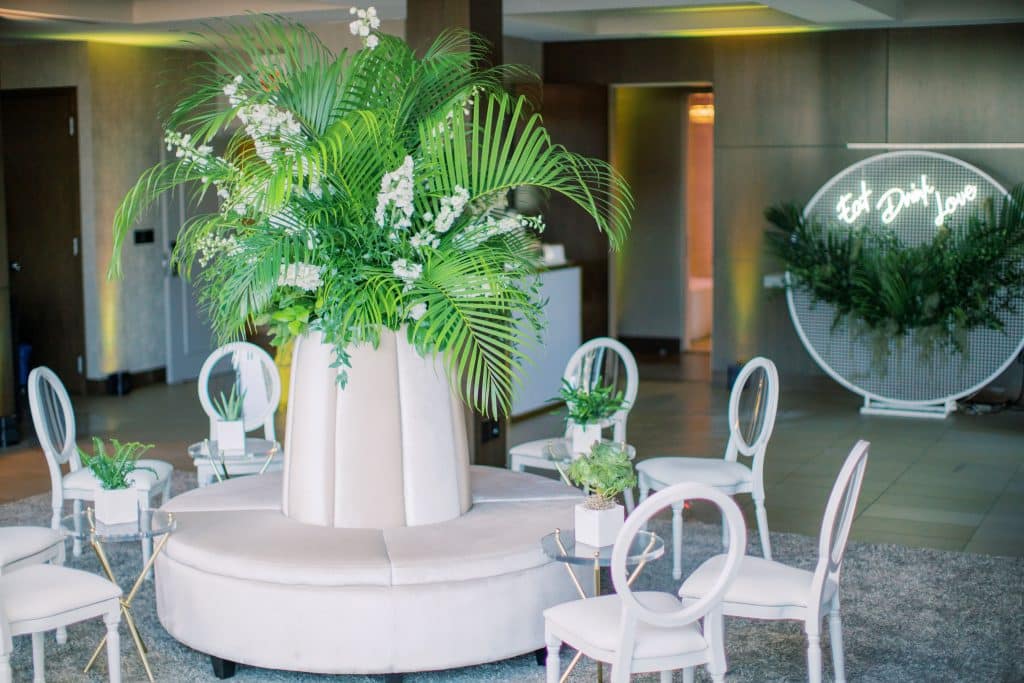 One King West Summer Social in Suite Fifteen Hundred with wrap around terrace and tropical vibes