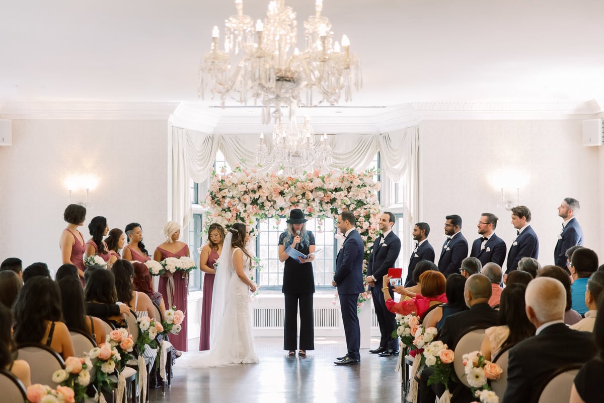 Coral and Blush Summer Wedding