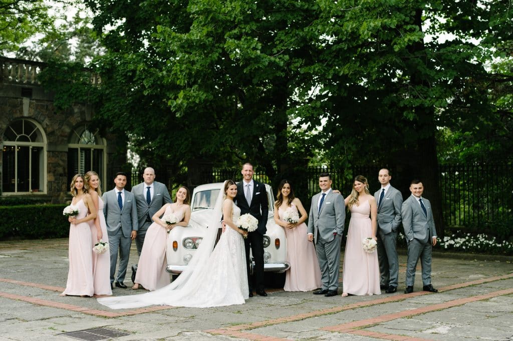 White wedding at Graydon Hall Manor