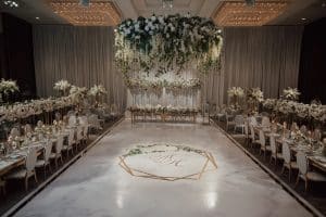 Featured on Wedluxe - Luxurious Classic White Wedding with NHL Player Mike Hoffman