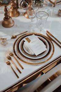 Featured on Wedluxe - Luxurious Classic White Wedding with NHL Player Mike Hoffman