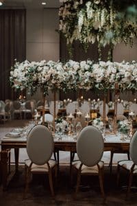 Featured on Wedluxe - Luxurious Classic White Wedding with NHL Player Mike Hoffman