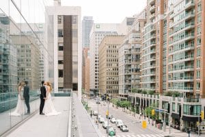 Wedding portraits at Four Seasons Hotel Toronto. Planned by Rebecca Chan Weddings & Event, rebeccachan.ca