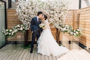 Micro Wedding in Toronto with Cherry Blossoms