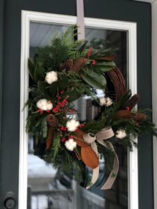 Rustic Outdoor Winter Wreath