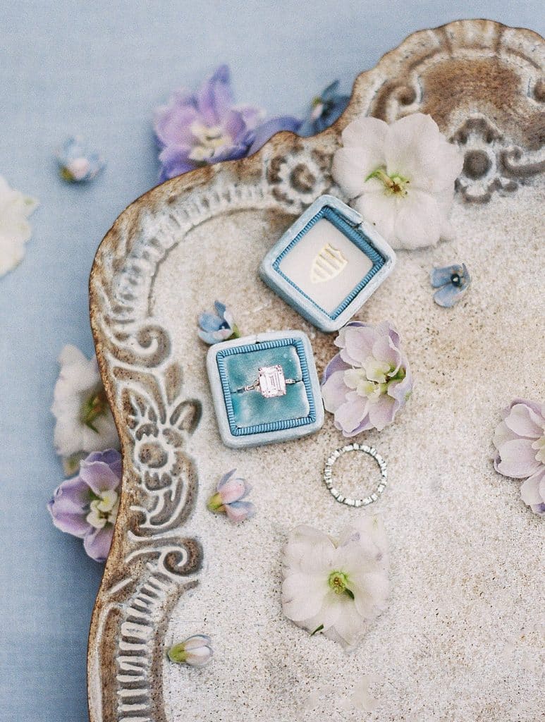 Blue and pastel French Riviera inspired wedding ideas, from Rebecca Chan Weddings & Events.