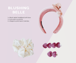 Blushing belle hair accessories kit