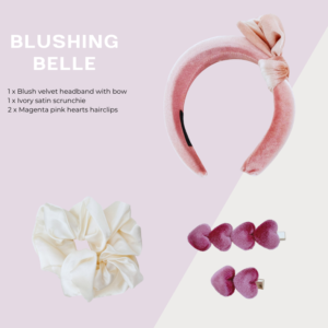 Blushing belle hair accessories kit