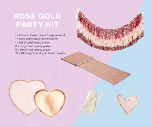 Rose Gold Party Kit