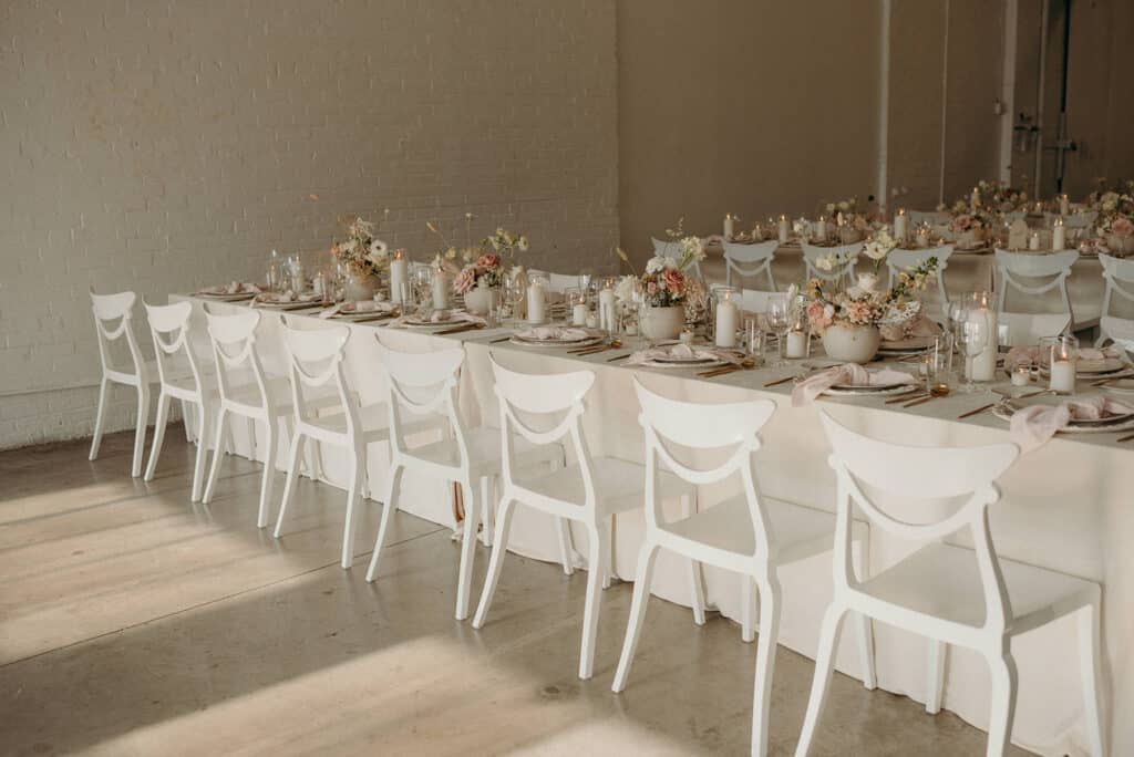 Whimsical and dreamy cloud wedding at District 28. Planning by Rebecca Chan Weddings & Events rebeccachan.ca