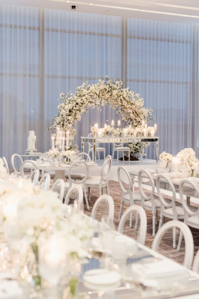 Modern white wedding at Four Seasons Hotel Toronto