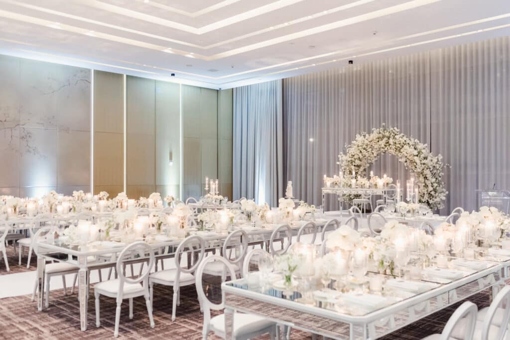 Modern white wedding at Four Seasons Hotel Toronto