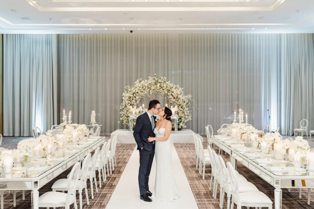 Modern white wedding at Four Seasons Hotel Toronto