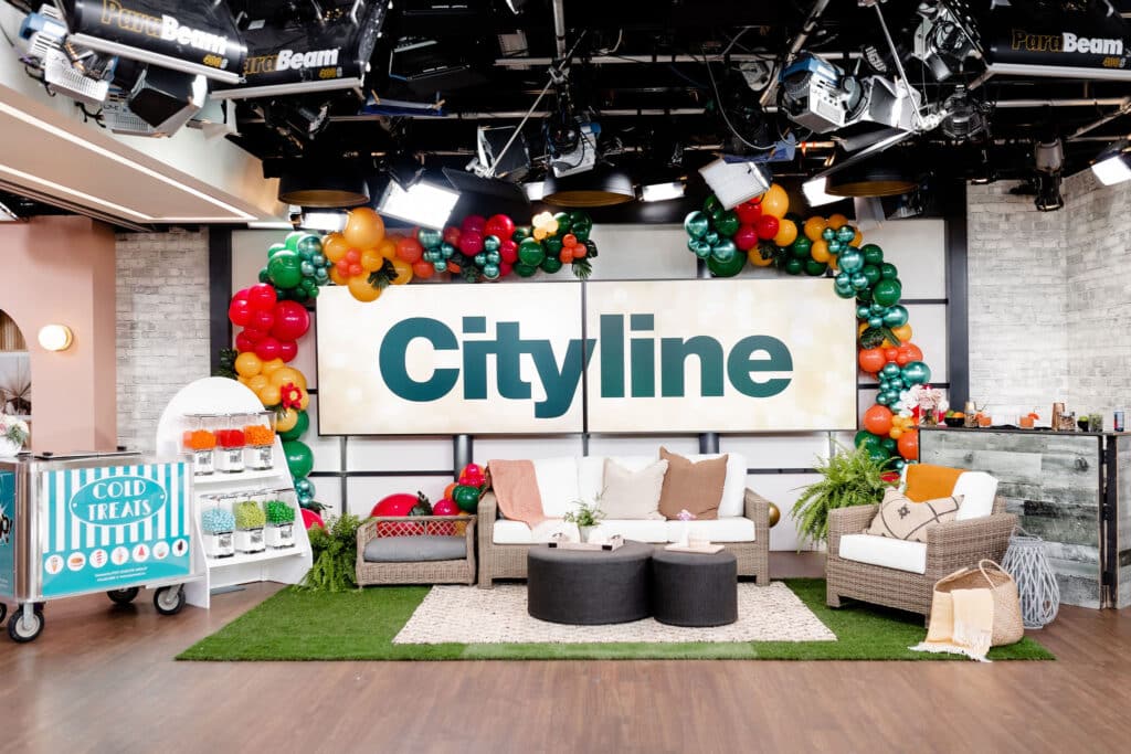 Cityline segment on Al fresco party planning