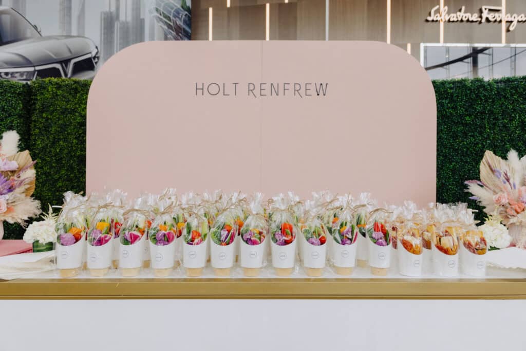 Sabrina X Makeup Masterclass hosted by Holt Renfrew Square One; designed by Rebecca Chan Weddings & Events